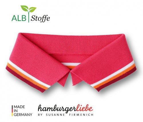 Bio Polokragen - Gr. M - College Col. 07 - Polo me - Hamburger Liebe